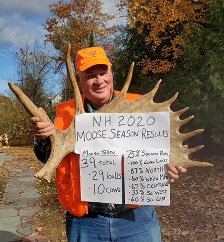 New Hampshire moose kill 2020, NH Moose Season Results for 2020