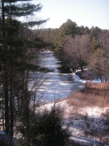 Frozen Suncook River