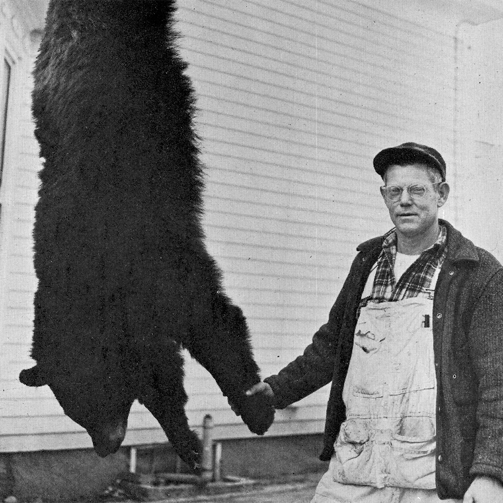 Bear Hunt - Photo is from History of NH Game and Furbearers by Helenette Silver.